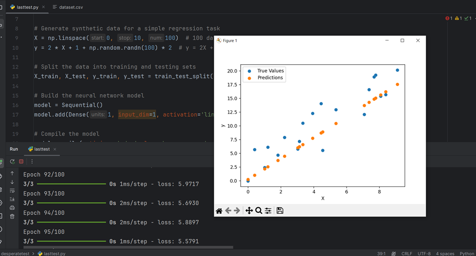 تمرین نحوه نمایش کدها در PyCharm